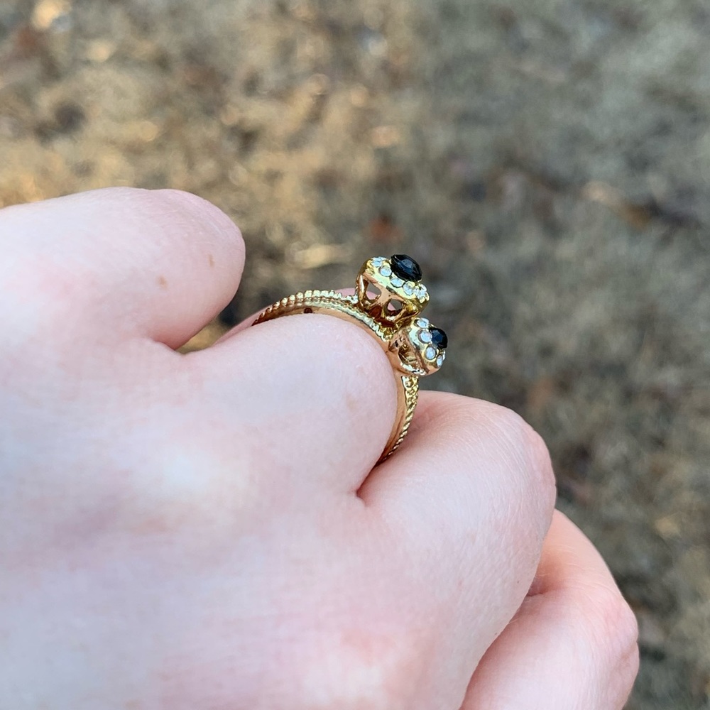 Rhinestone Primrose Stacking Rings - Picture 6 of 13